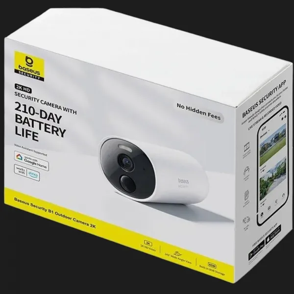 IP камера Baseus Security B1 Outdoor Camera (White) (EU)