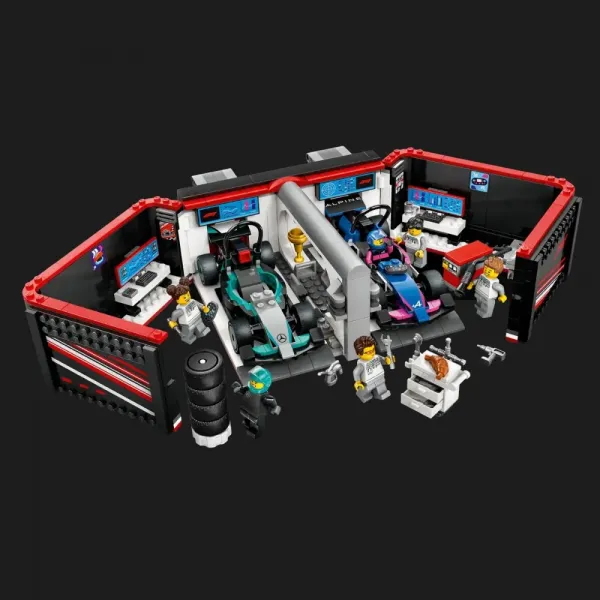 Конструктор LEGO City Гараж F1 та автомобілі Mercedes-AMG і Alpine (60444)