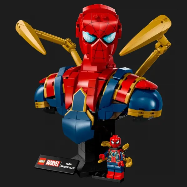 Конструктор LEGO Marvel Погруддя Залізної Людини-Павука (76326)