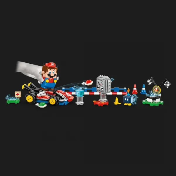 Конструктор LEGO Super Mario Mario Kart — Інтерактивний Маріо та карт (72043)