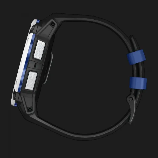 Garmin Instinct 3 50mm Solar Whitestone with Black/Bolt Blue Band