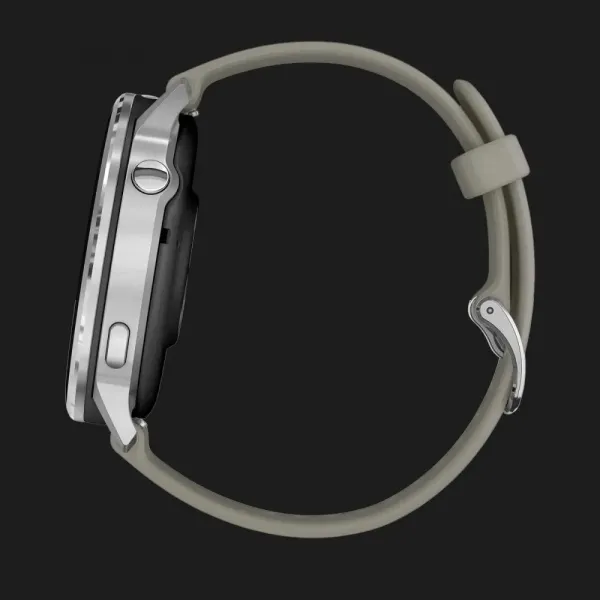 Garmin Venu 4 45mm Silver with Silver Gray Silicone Band
