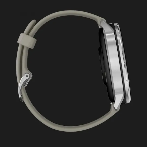 Garmin Venu 4 45mm Silver with Silver Gray Silicone Band