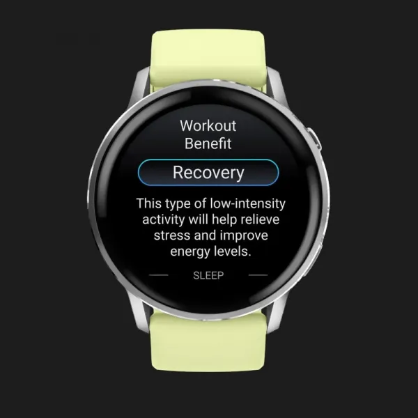 Garmin Venu 4 45mm Silver with Citron Silicone Band