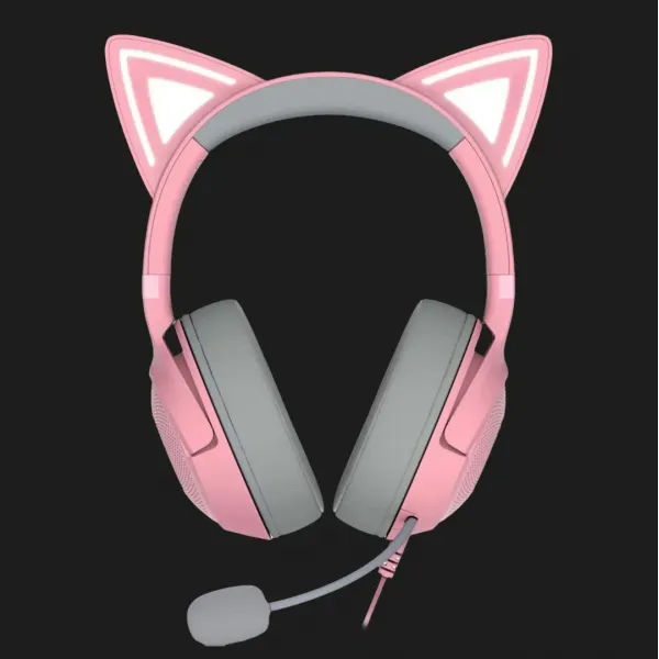 Ігрова гарнітура RAZER Kraken Kitty V2 (Quartz) (RZ04-04730200-R3M1) (Standard)