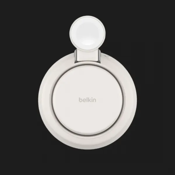 Безпровідна зарядка Belkin 3в1 UltraCharge Pro Magnetic Charging 25Вт Dock (Sand)