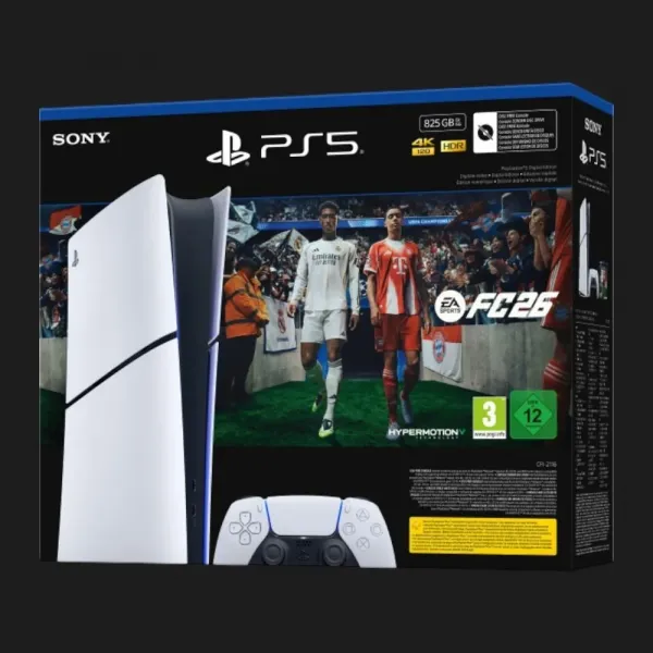 Ігрова приставка Sony PlayStation 5 Slim (Digital Edition) (EA SPORTS FC 26 Bundle) (825GB) (Standard)
